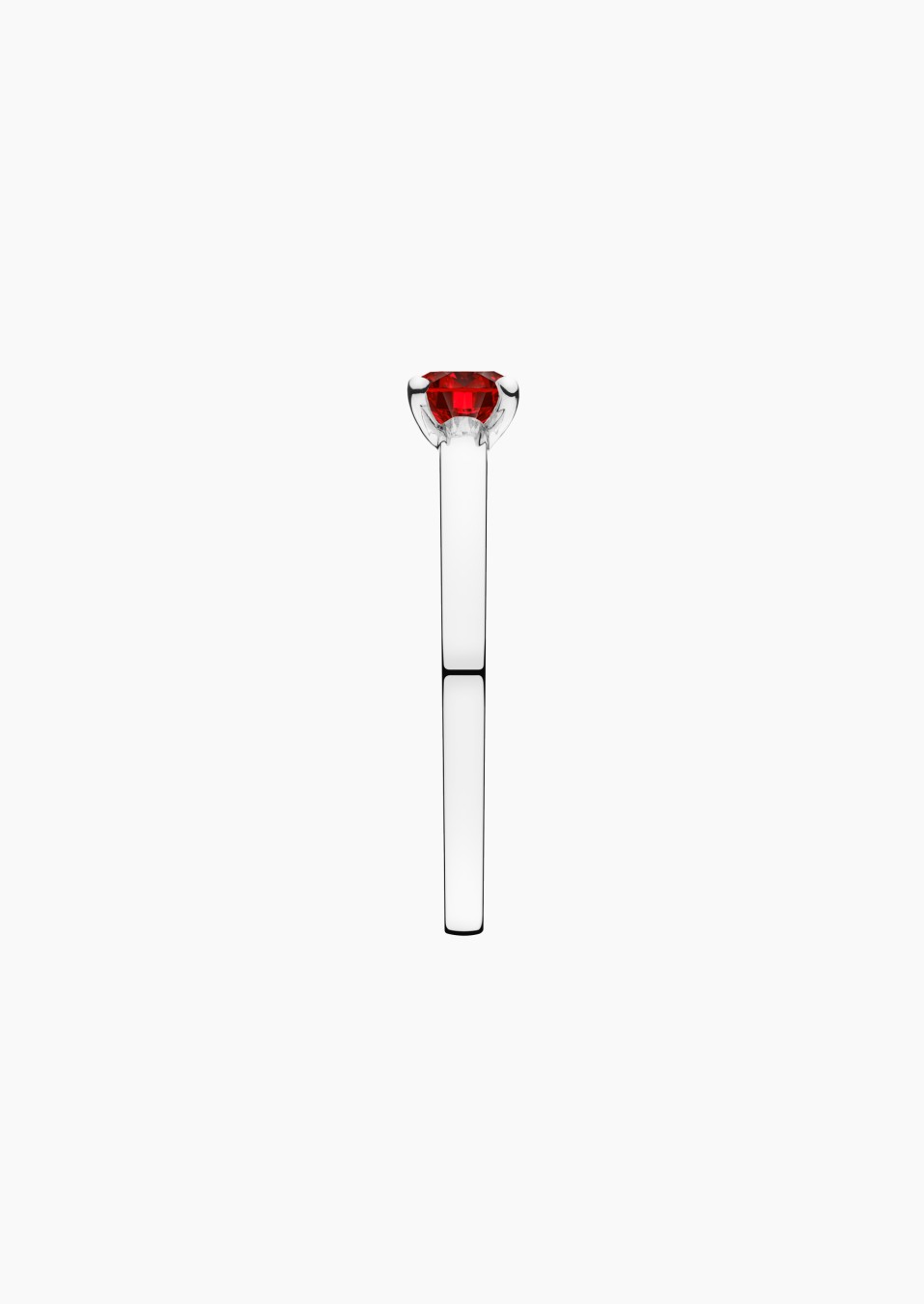 Solitaire Emotion en or et rubis taille ovale / Lepage Solitaire Emotion en or et rubis taille ovale / Lepage