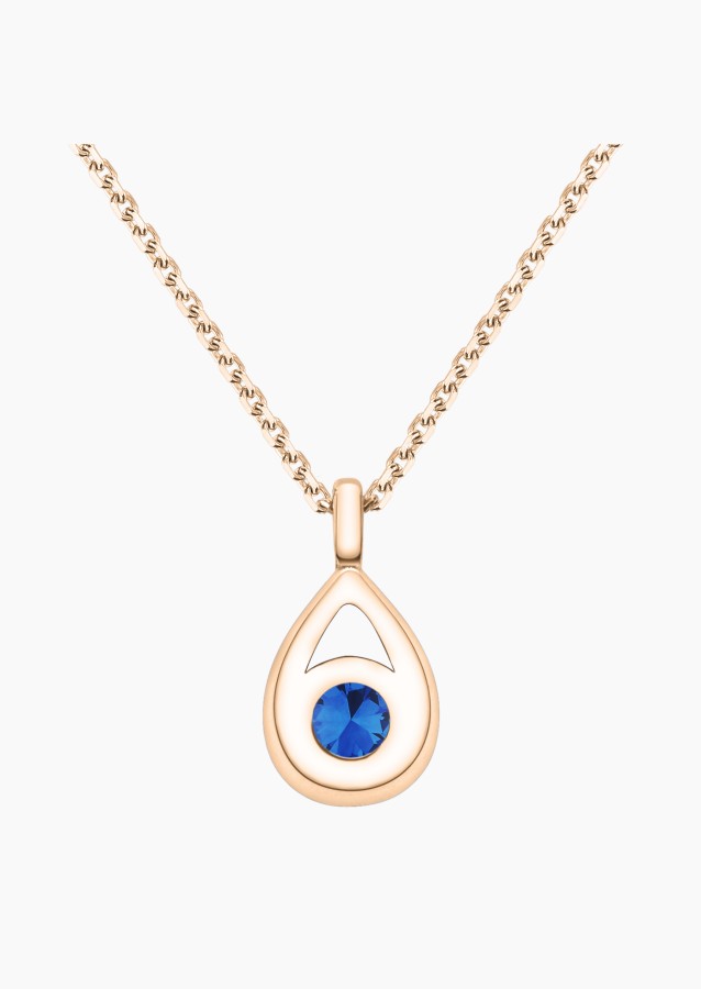 Collier Clyde en or et saphir / Lepage