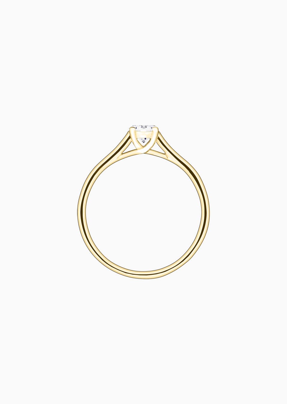 Solitaire Jackie en or et diamant / Lepage