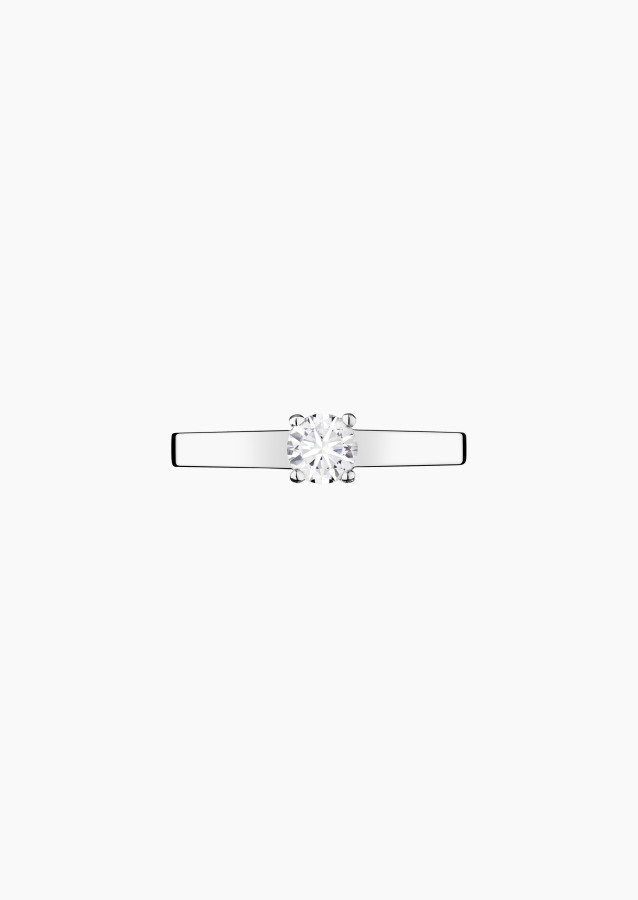 Jackie solitaire in gold and diamond / Lepage