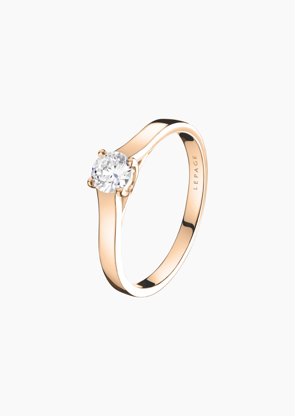 Solitaire Jackie en or et diamant / Lepage