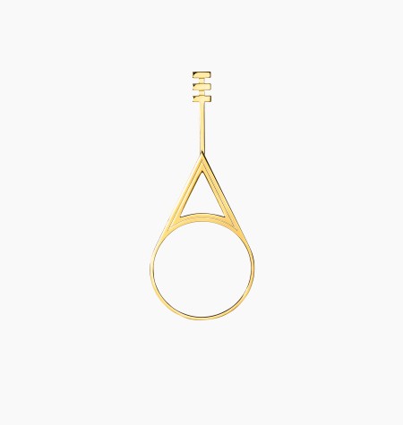 Mono earring Venus in gold / Lepage