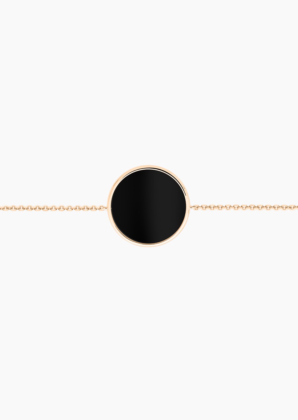 Bracelet Colette Lune en or et onyx / Lepage