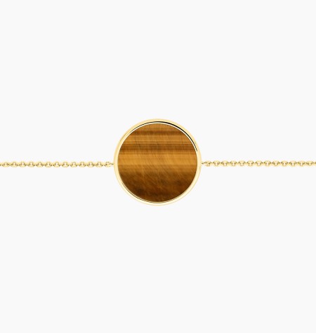 
                                                                                    Colette Lune bracelet in yellow gold and tiger's eye / Lepage
                                                                            