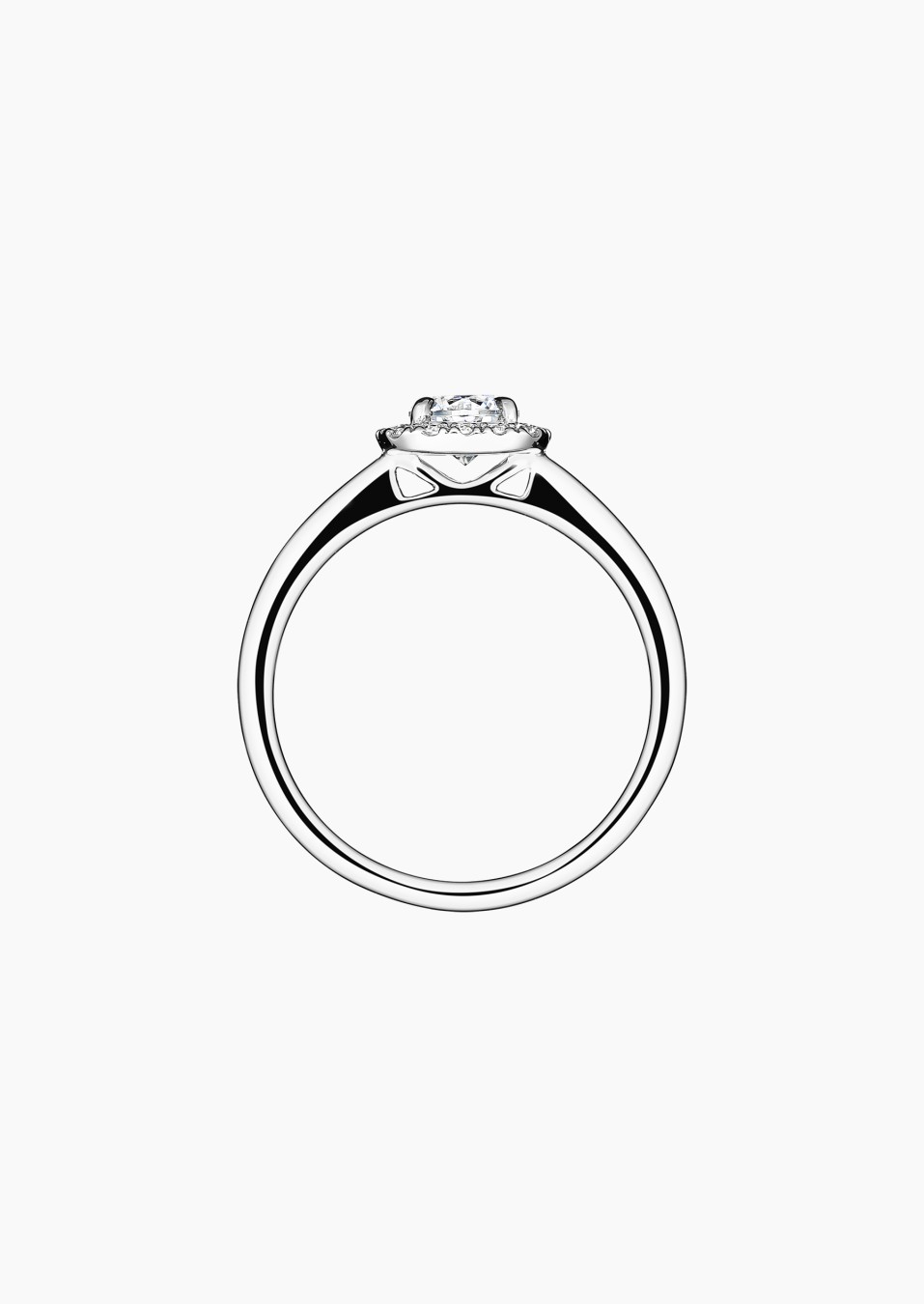 Jolie-Rose solitaire in gold and diamonds / Lepage Jolie-Rose solitaire in gold and diamonds / Lepage