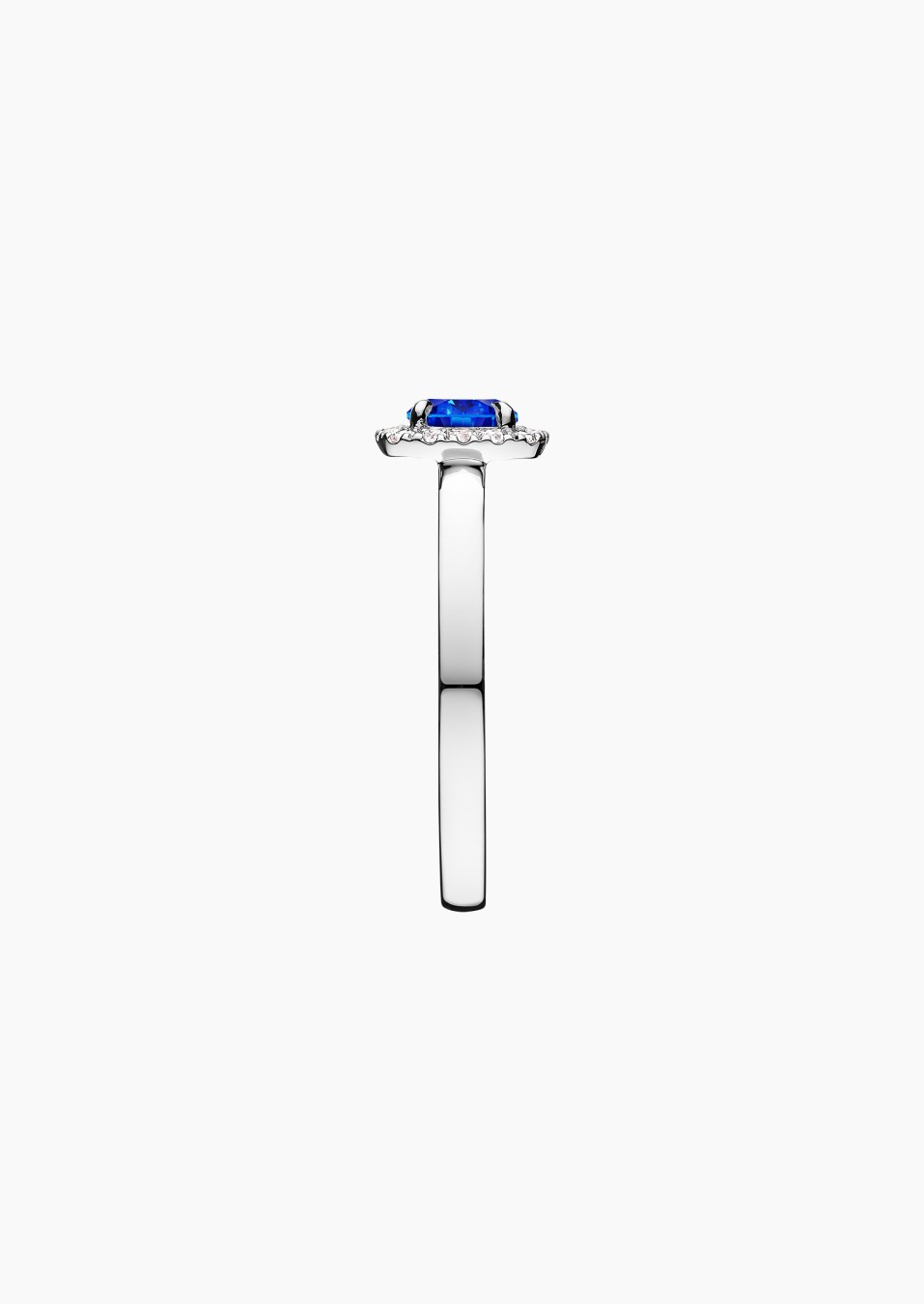 Jolie-Rose solitaire in gold, sapphire and diamonds / Lepage Jolie-Rose solitaire in gold, sapphire and diamonds / Lepage