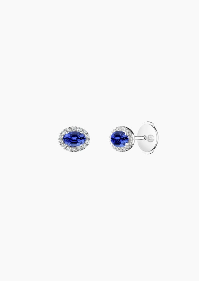 
                                                                                    Eleanor earrings in gold, sapphire and diamonds / Lepage
                                                                            