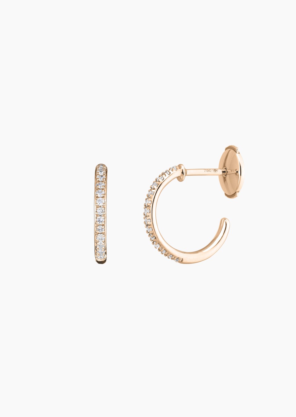 Demoiselle earrings in gold and diamonds / Lepage Demoiselle earrings in gold and diamonds / Lepage