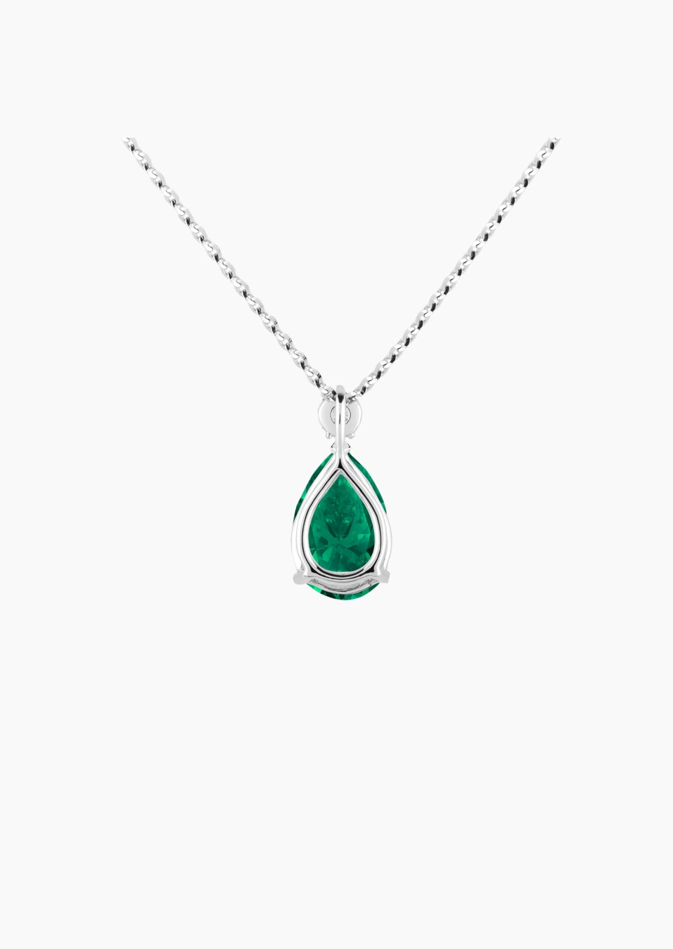 Jacques necklace in gold, emerald and diamond / Lepage Jacques necklace in gold, emerald and diamond / Lepage
