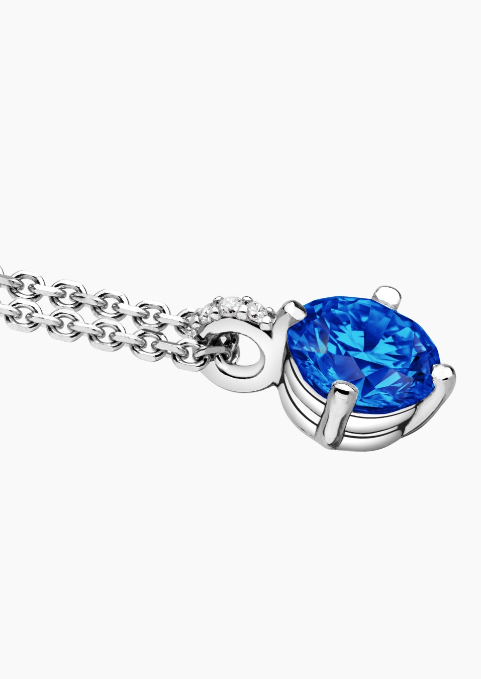 Collier Flirt en or,  saphir et diamants/ Lepage Collier Flirt en or,  saphir et diamants/ Lepage