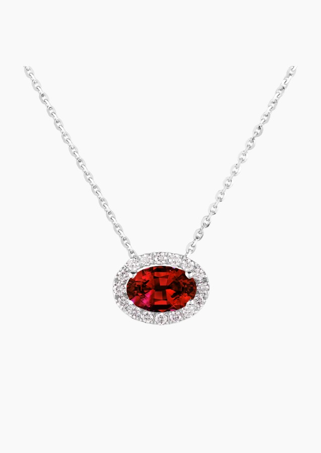 
                                                                                    Eleanor necklace in gold, ruby and diamonds / Lepage
                                                                            