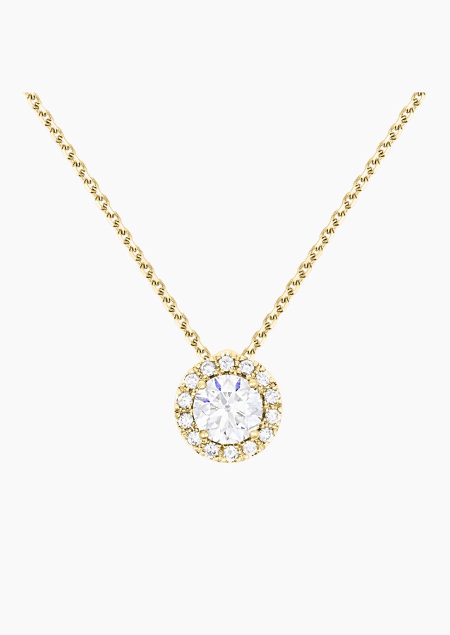 Coquette necklace in gold and diamonds / Lepage