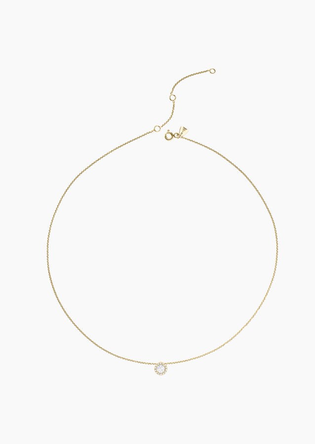 Coquette necklace in gold and diamonds / Lepage