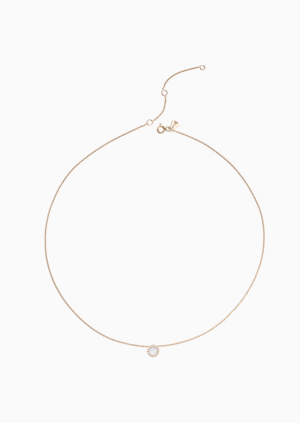 Coquette necklace in gold and diamonds / Lepage