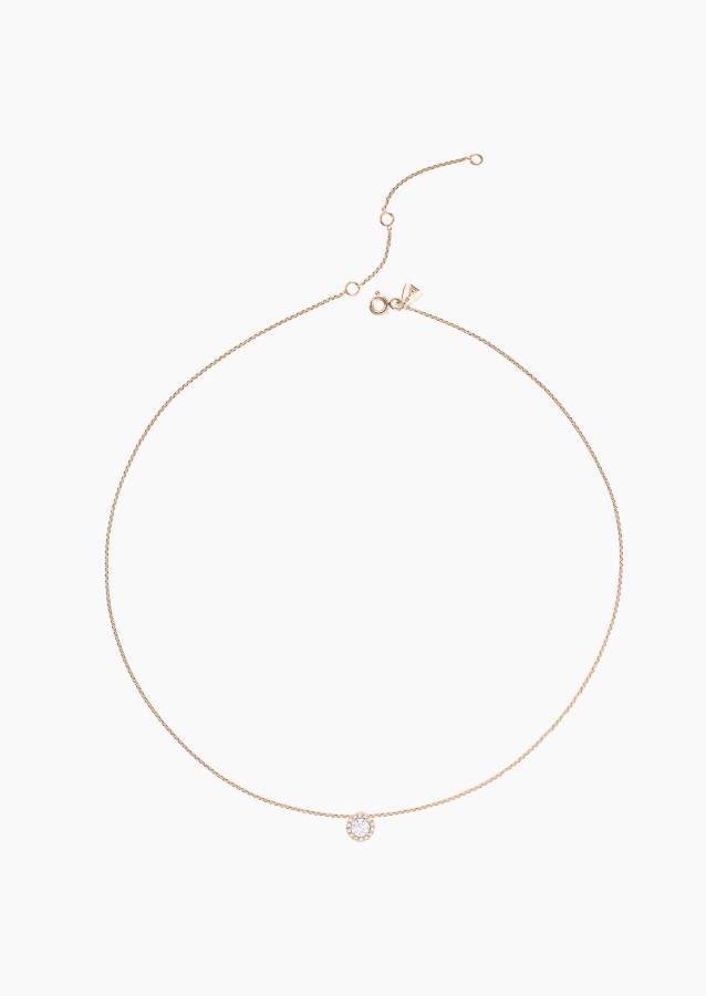 Coquette necklace in gold and diamonds / Lepage