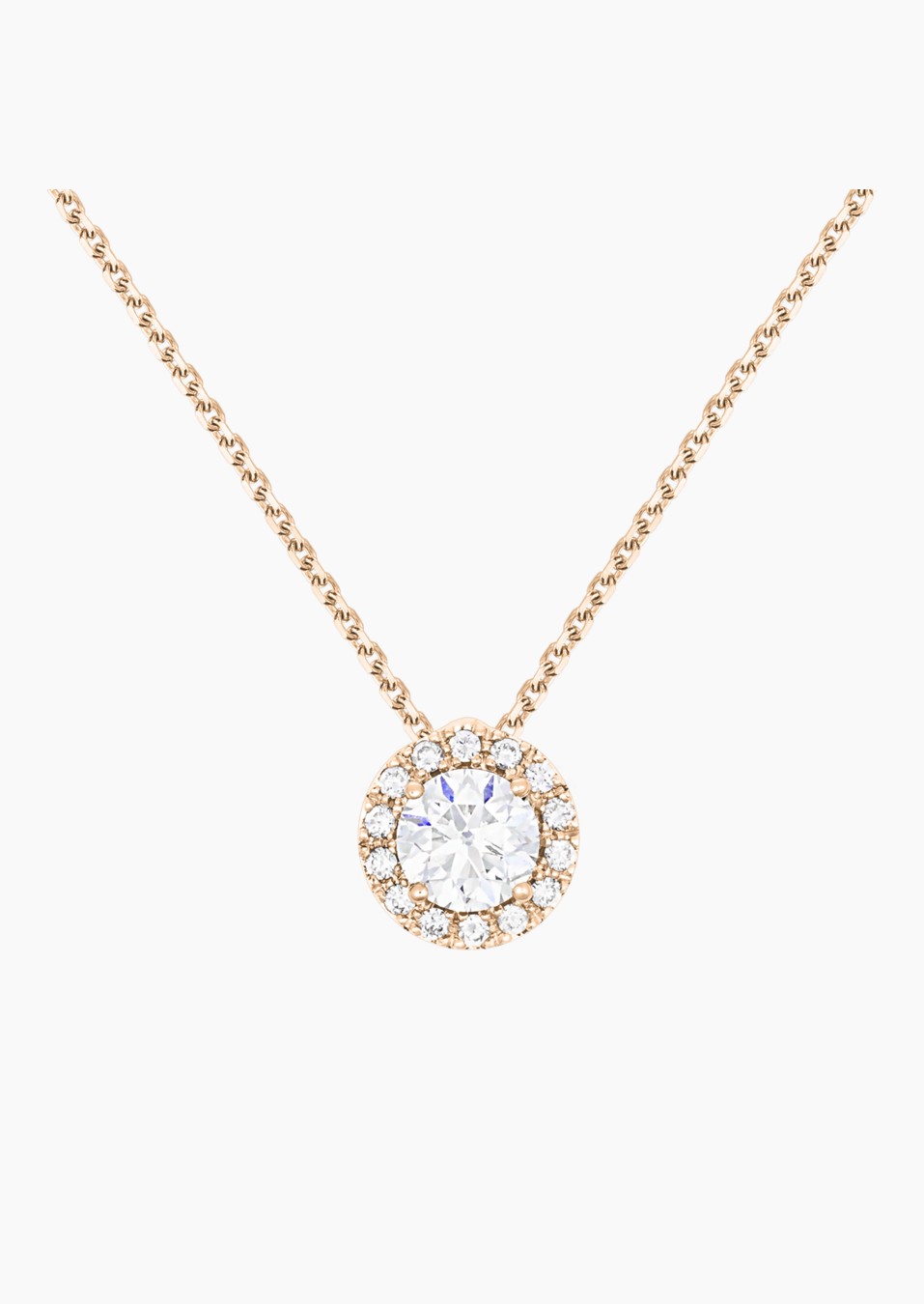 Collier coquette en or et diamants / Lepage