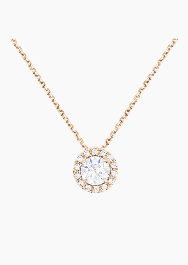 Coquette necklace in gold and diamonds / Lepage