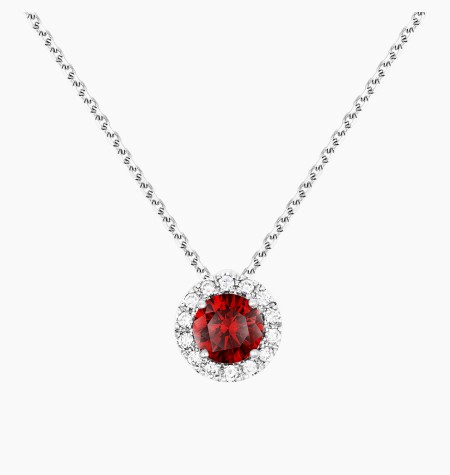 
                                                                                    Collier Coquette en or, rubis et diamants / Lepage
                                                                            