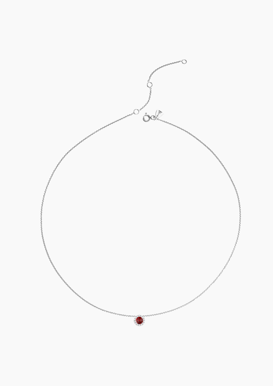 Collier Coquette en or, rubis et diamants / Lepage
