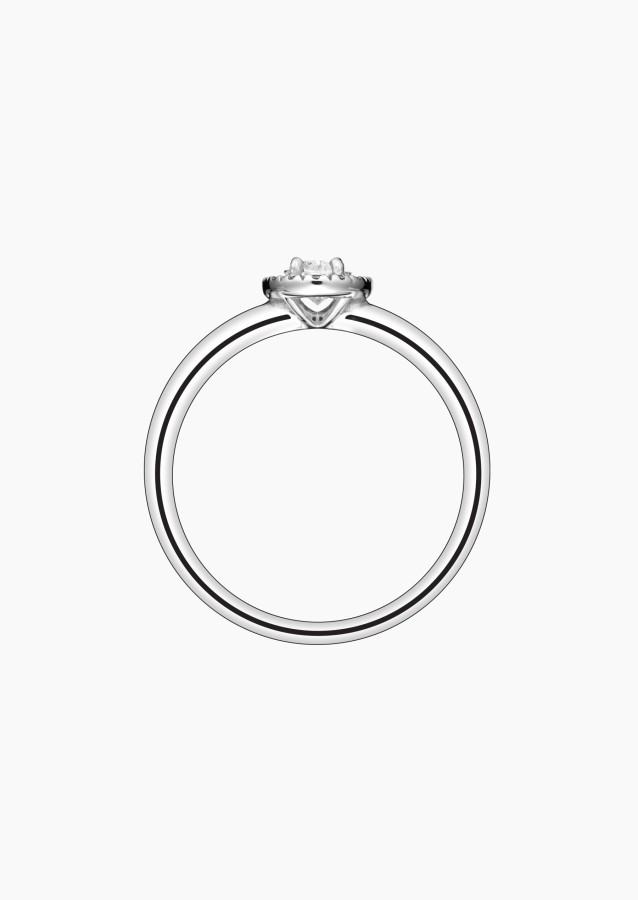 Antoinette ring in gold and diamonds / Lepage