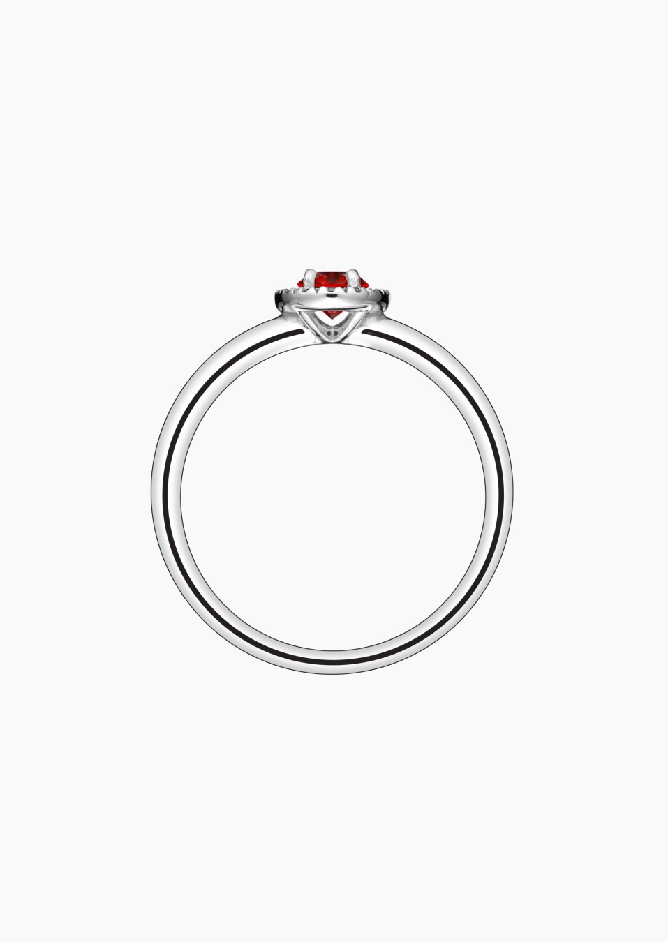 Antoinette ring in gold, ruby and diamonds / Lepage Antoinette ring in gold, ruby and diamonds / Lepage