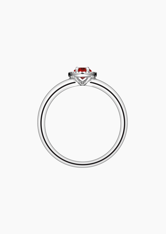 Bague Antoinette en or, rubis et diamants / Lepage