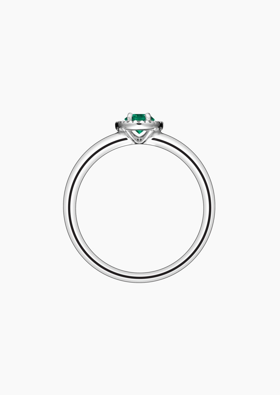 Bague Antoinette en or, émeraude et diamants / Lepage Bague Antoinette en or, émeraude et diamants / Lepage