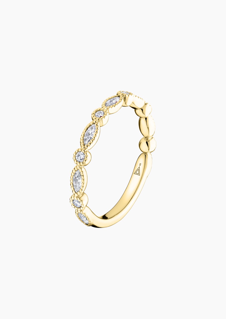 Léontine wedding ring in gold and diamonds / Lepage