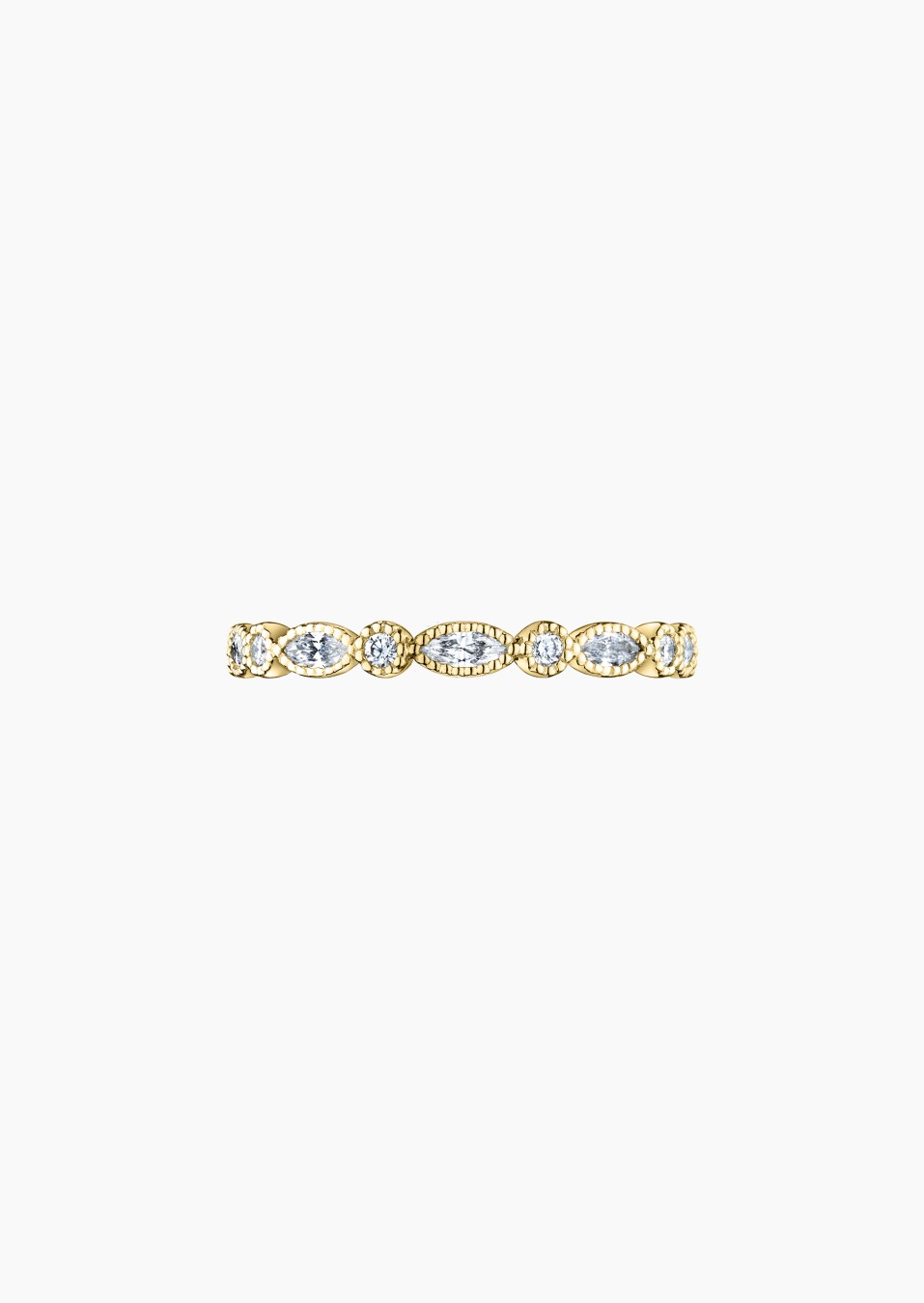Léontine wedding ring in gold and diamonds / Lepage