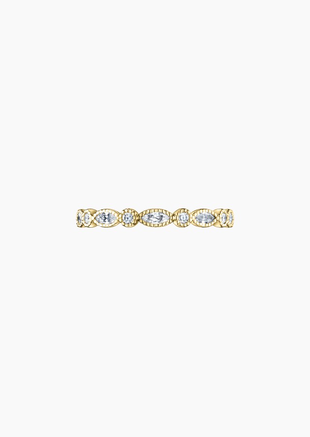 Léontine wedding ring in gold and diamonds / Lepage