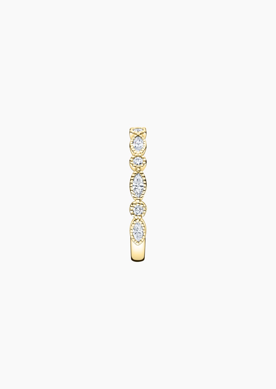 Léontine wedding ring in gold and diamonds / Lepage