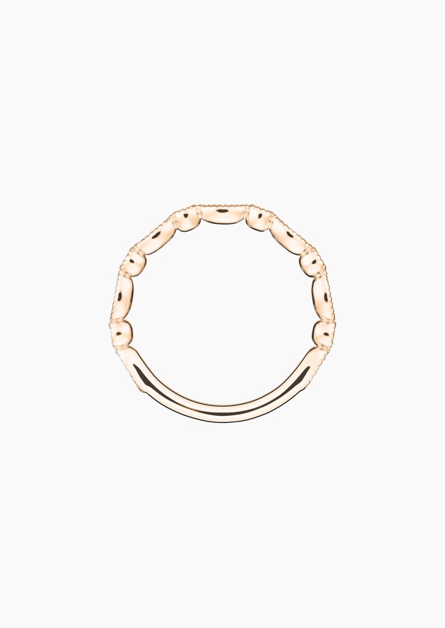 Léontine wedding ring in gold and diamonds / Lepage