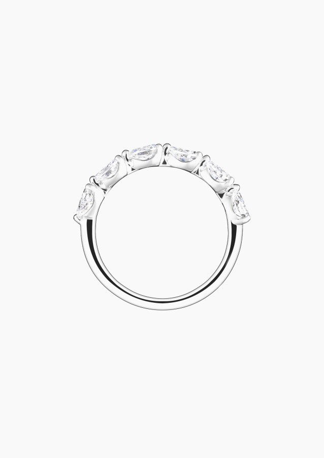 Margaux wedding ring in gold and diamonds / Lepage