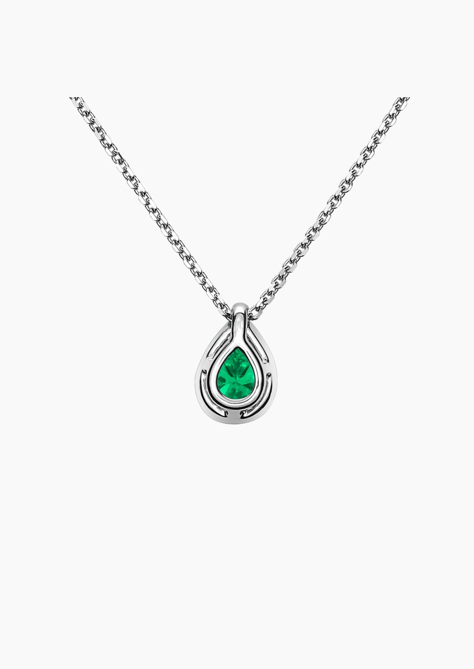 Collier Marceau en or, émeraude et diamants / Lepage