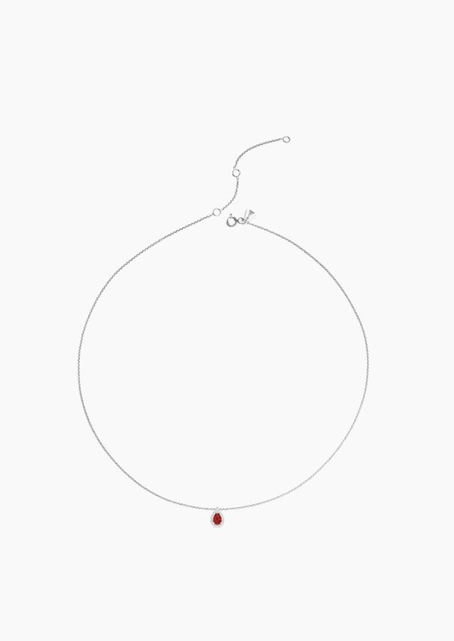 Collier Marceau en or, rubis et diamants / Lepage