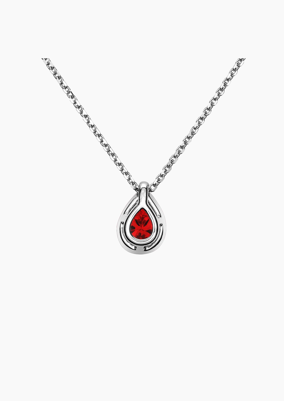 Marceau necklace in gold, ruby and diamonds / Lepage