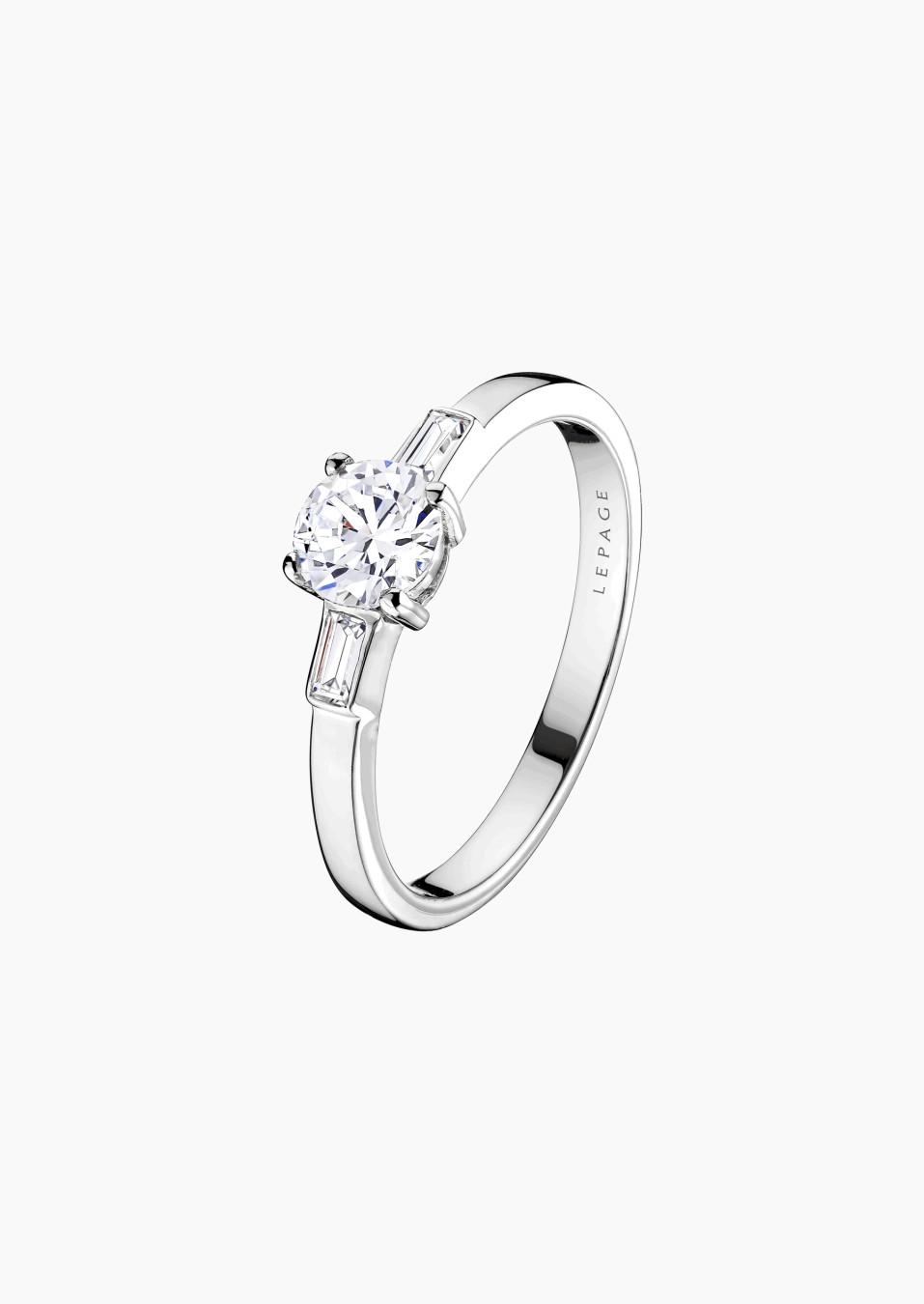 Solitaire Albert en or et diamants / Lepage