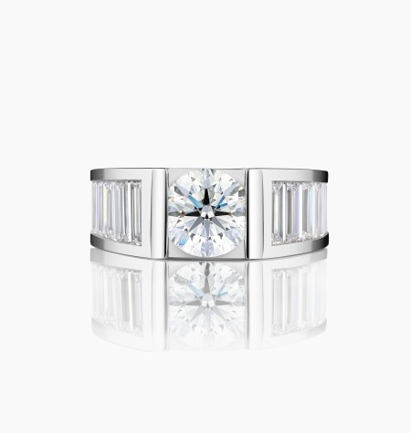 
                                                                                    La bague Audacieuse en or blanc et diamants / Lepage
                                                                            