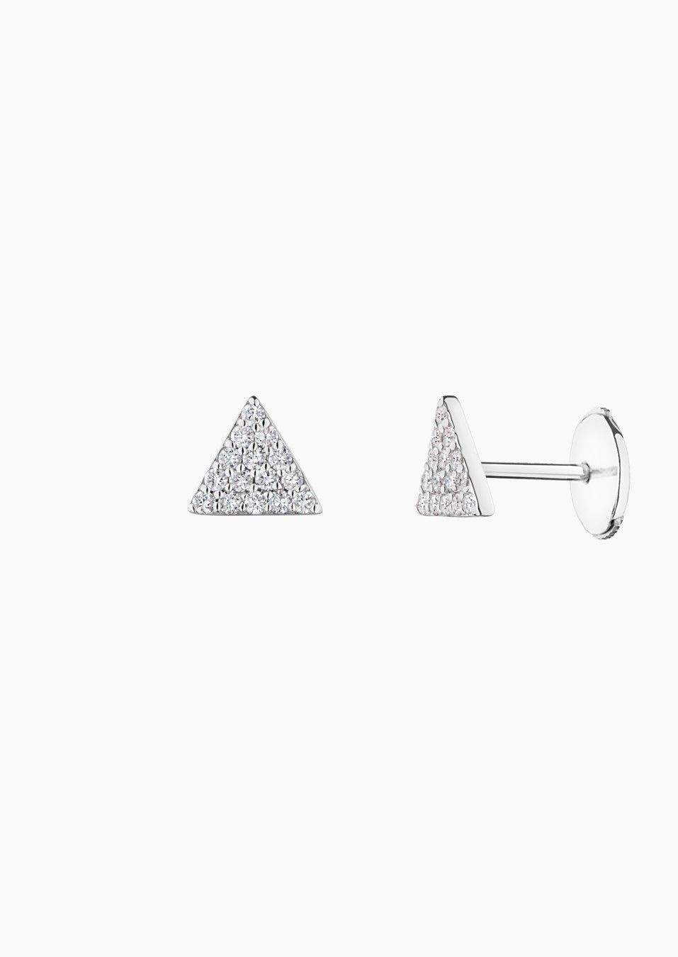 La Généreuse earrings in white gold and diamonds / Lepage