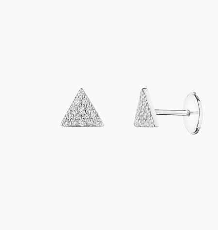 
                                                                                    Boucles d'oreilles La Généreuse en or blanc et diamants / Lepage
                                                                            
