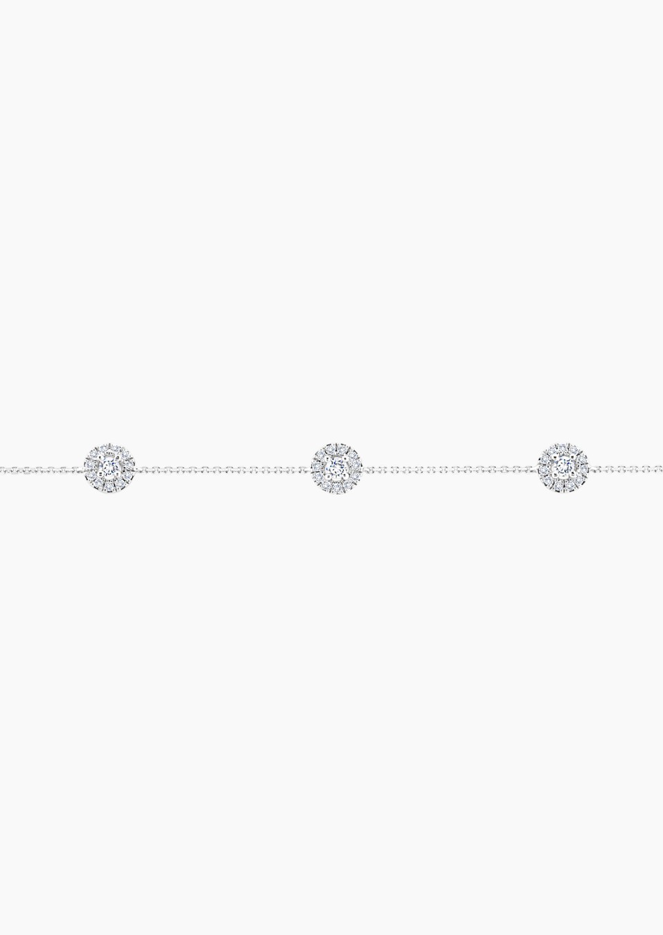 Victoria bracelet in white gold and diamonds / Lepage