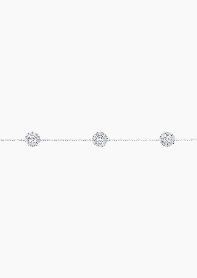 Victoria bracelet in white gold and diamonds / Lepage