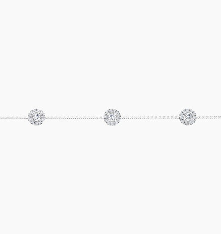 
                                                                                    Victoria bracelet in white gold and diamonds / Lepage
                                                                            