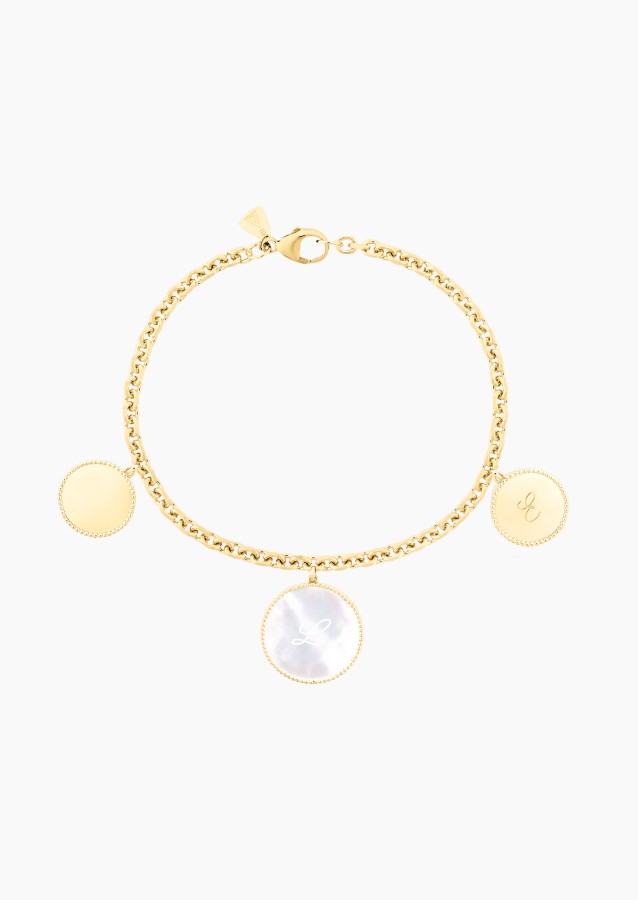 Colette customizable bracelet in gold / Lepage