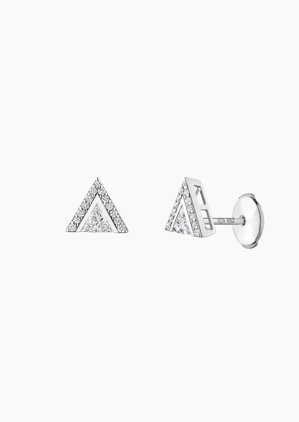 La Précieuse earrings in gold and diamonds / Lepage