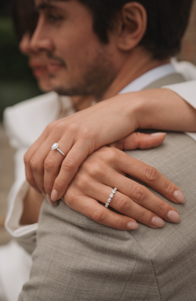 Margaux Wedding Band - Diamonds 