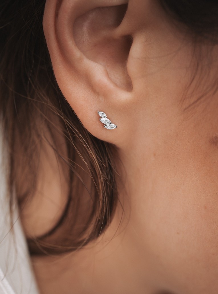 Suzon earrings - Diamonds 