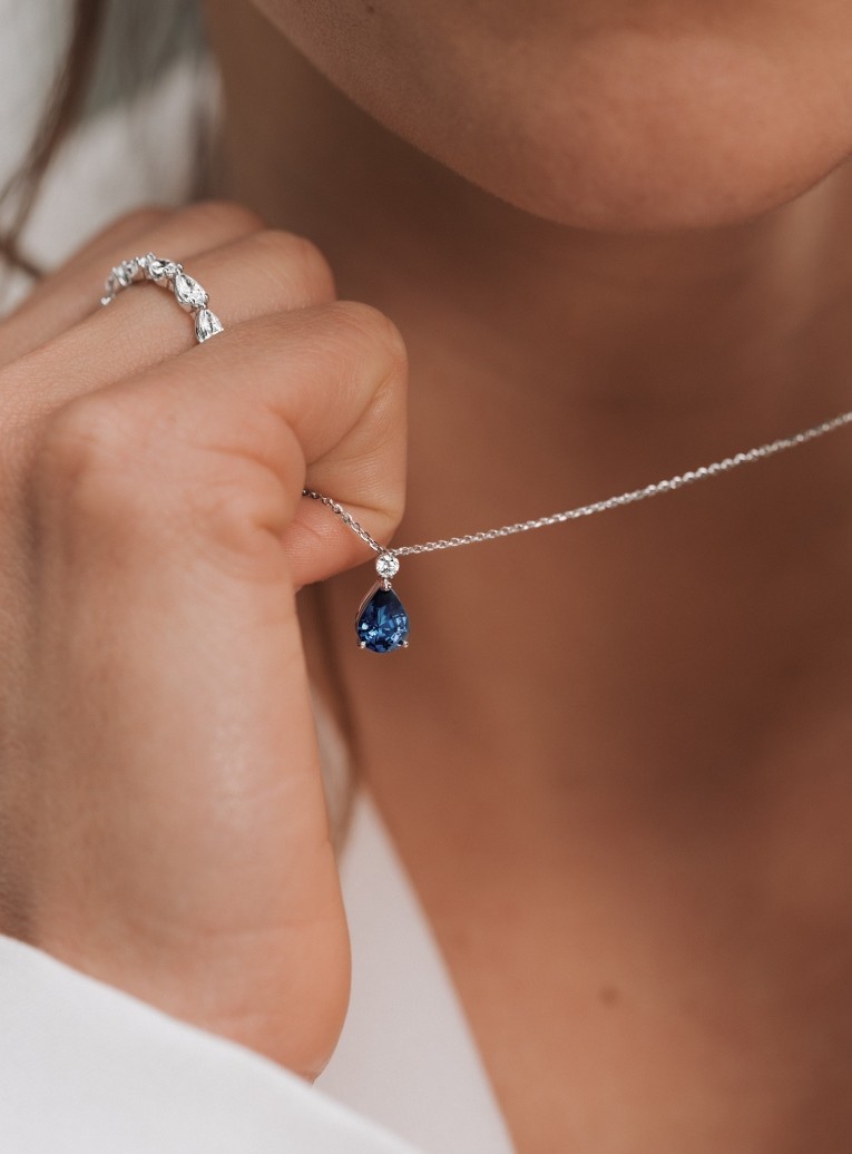 Jacques necklace - Sapphire 