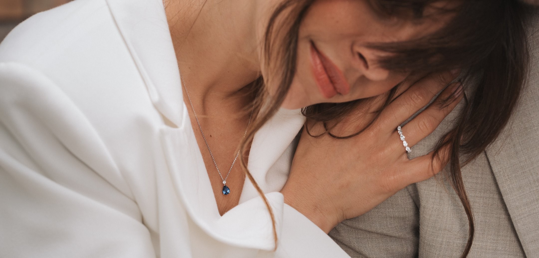 Jacques necklace - Sapphire 