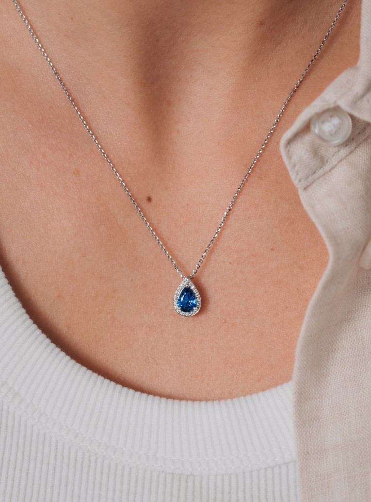 Marceau necklace - Sapphire
